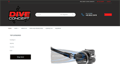 Desktop Screenshot of dive-concept.com